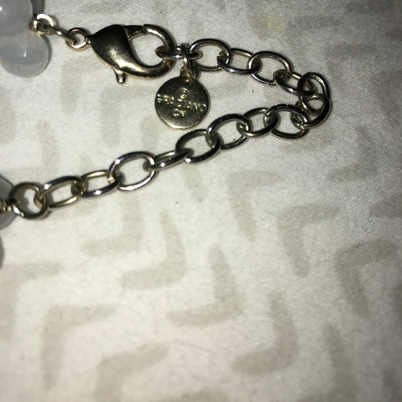 Light blue and clear Beaded necklace - Picture 2 of 4