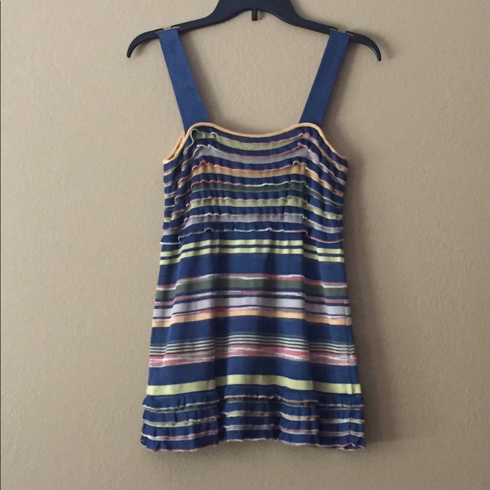 💎MISSONI💎striped ruffle top size 6
