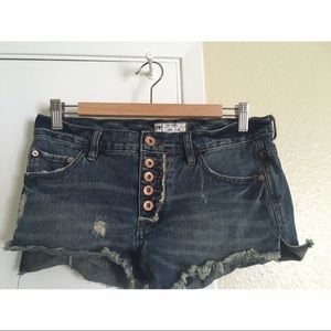 Free People sz.24 cut-off jean shorts