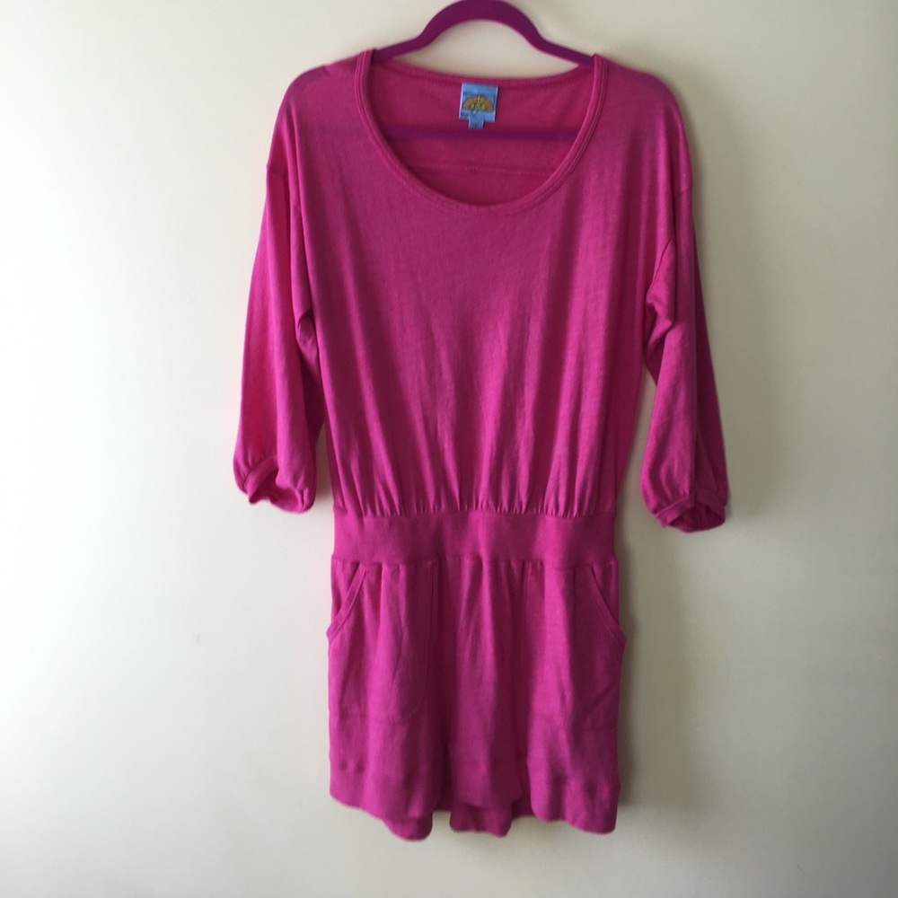 Bright Pink C & C California Dress