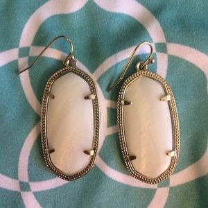 Kendra Scott "Elle" white earring