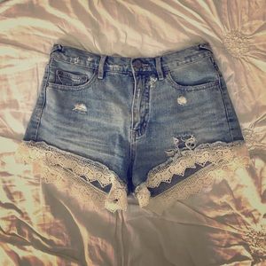 Free People Jean Shorts
