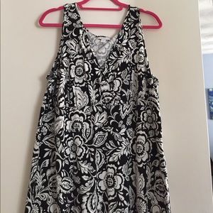 Black and white paisley dress!