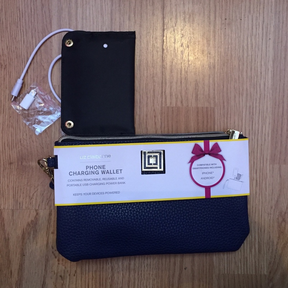 Liz Claiborne phone charging wallet