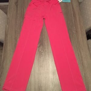 Pink scrub pants. XS Tall.