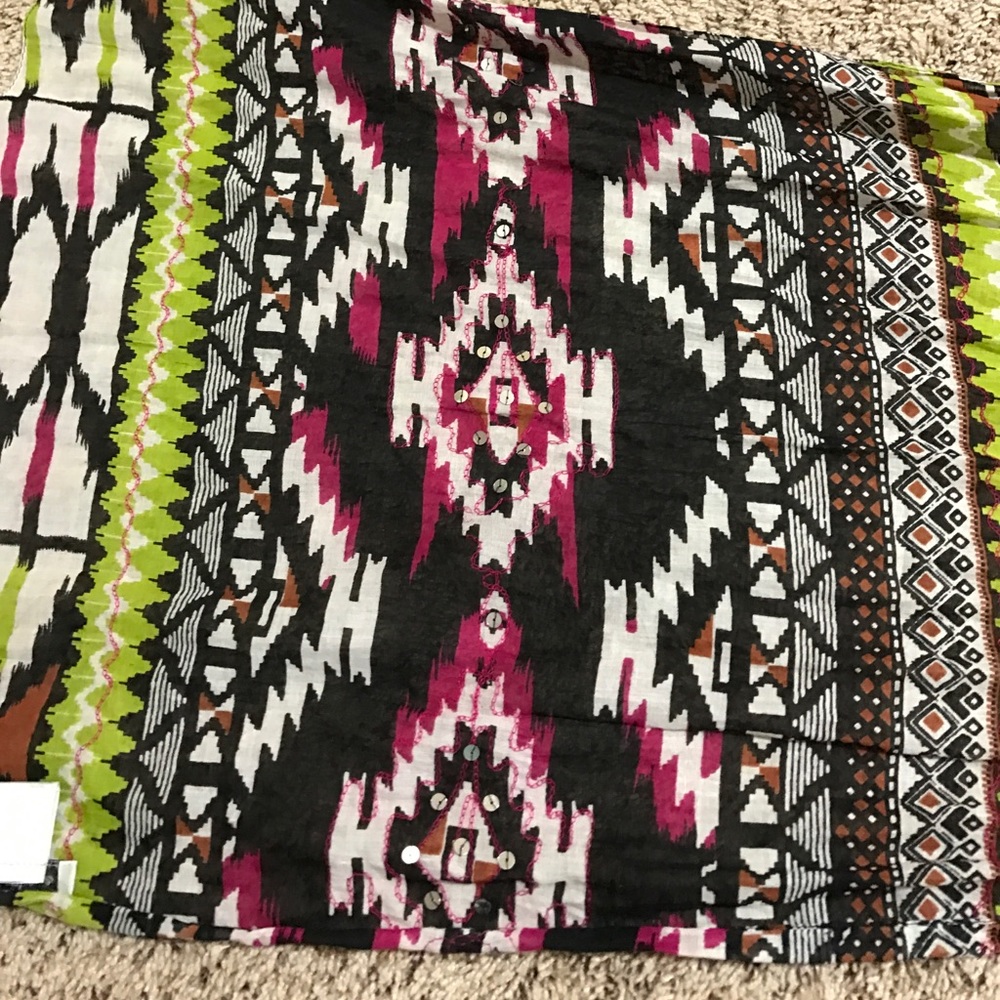 Aztec Print Scarf - Picture 6 of 8