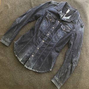 G Star RAW button down top size S NWT