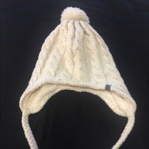 The North Face Cable-Knit Earflap Beanie Hat