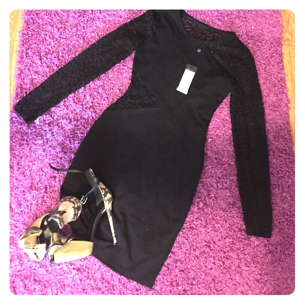 🔥BrandNew BCBG Lace Black Dress XXS 🔥