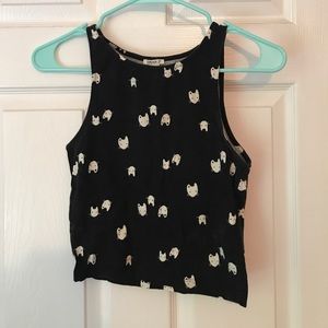 Crop tank top