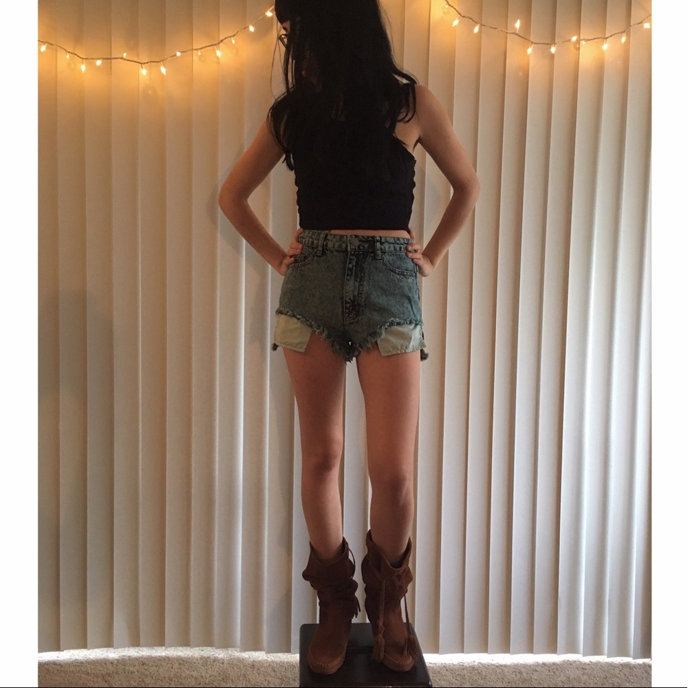 Urban outfitters BDG acid wash jean cut off shorts