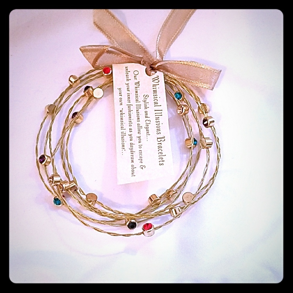 Gold Whimsical Illusions Bracelet