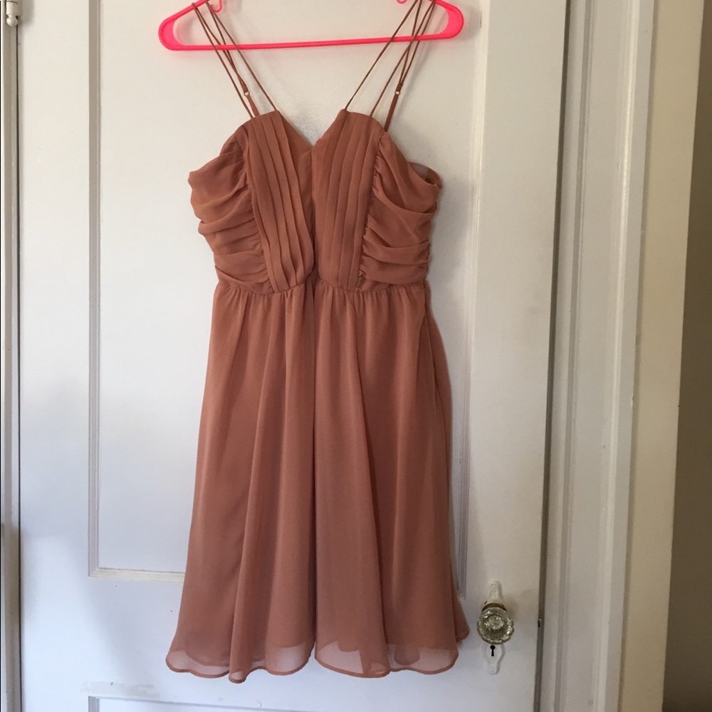 Lauren Conrad Nude Dress