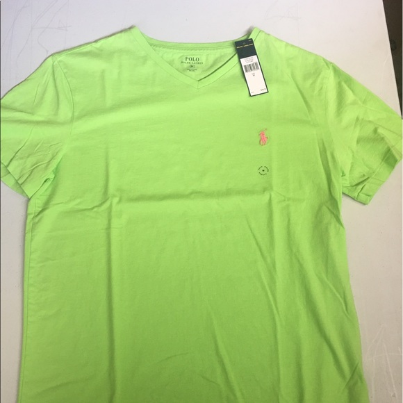 Polo Ralph Lauren Classic Fit V-Neck Tee Shirt - Picture 3 of 3