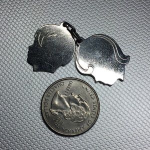 Vintage Sterling Boy and Girl Charms