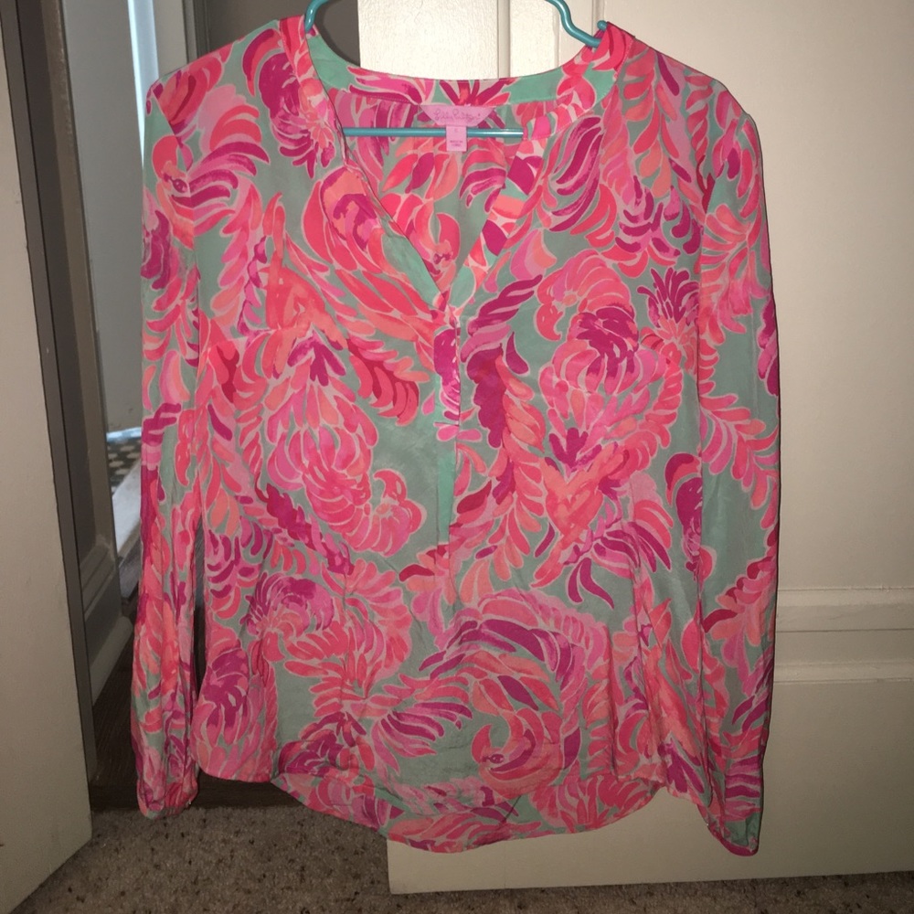 Lilly Pulitzer Silk Shirt