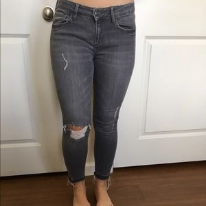 Zara cropped jeans