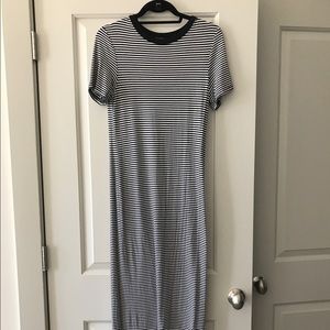 The Fifth Label Black + White Stripe Maxi Dress