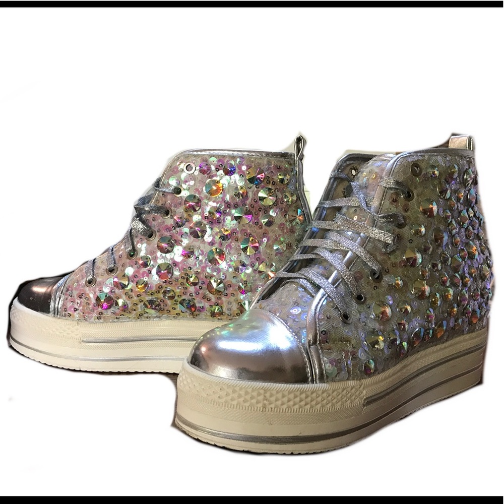 Helens Heart platform sneakers