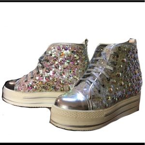 Helens Heart platform sneakers