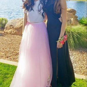 Fame and Partners Pale Pink Tule Belle Dress