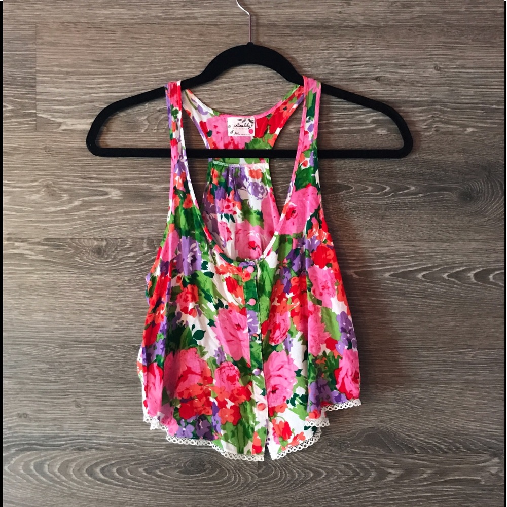 Free People Intimates Floral Top