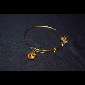 Alex and Ani November Topaz Bracelet