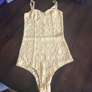 Yellow Floral Bodysuit