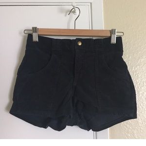 American Apparel navy blue sz.25 corduroy shorts