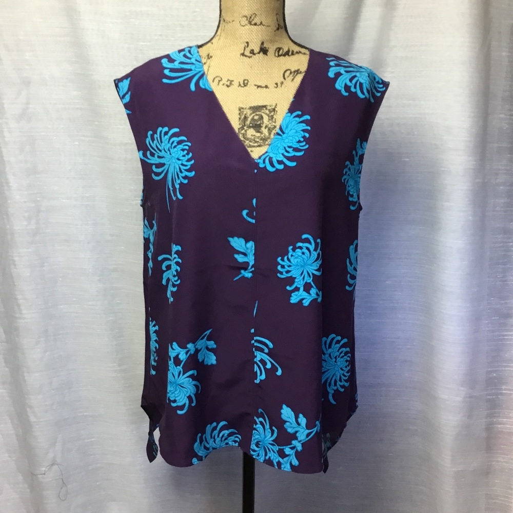 Purple office tank