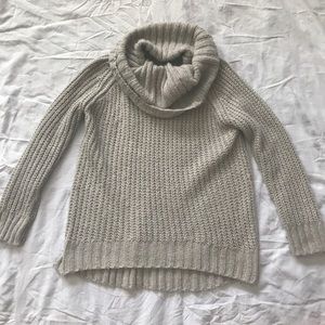 Knitted turtleneck sweater