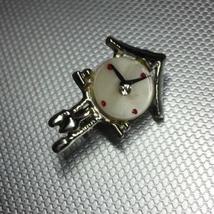 Vintage Cookoo Clock Scatter Brooch