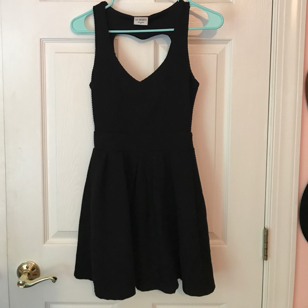 Black skater dress