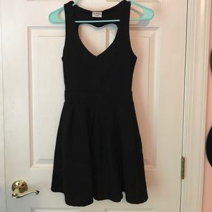 Black skater dress