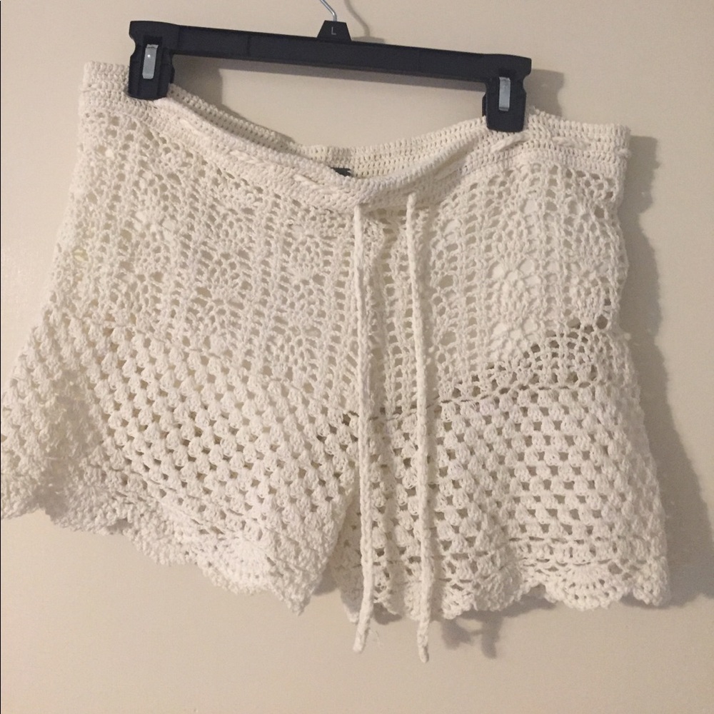 Crochet shorts
