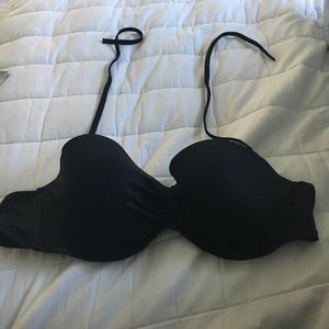 Black swim suit top