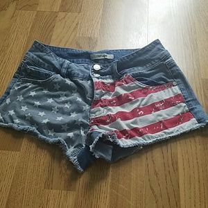American flag shorts
