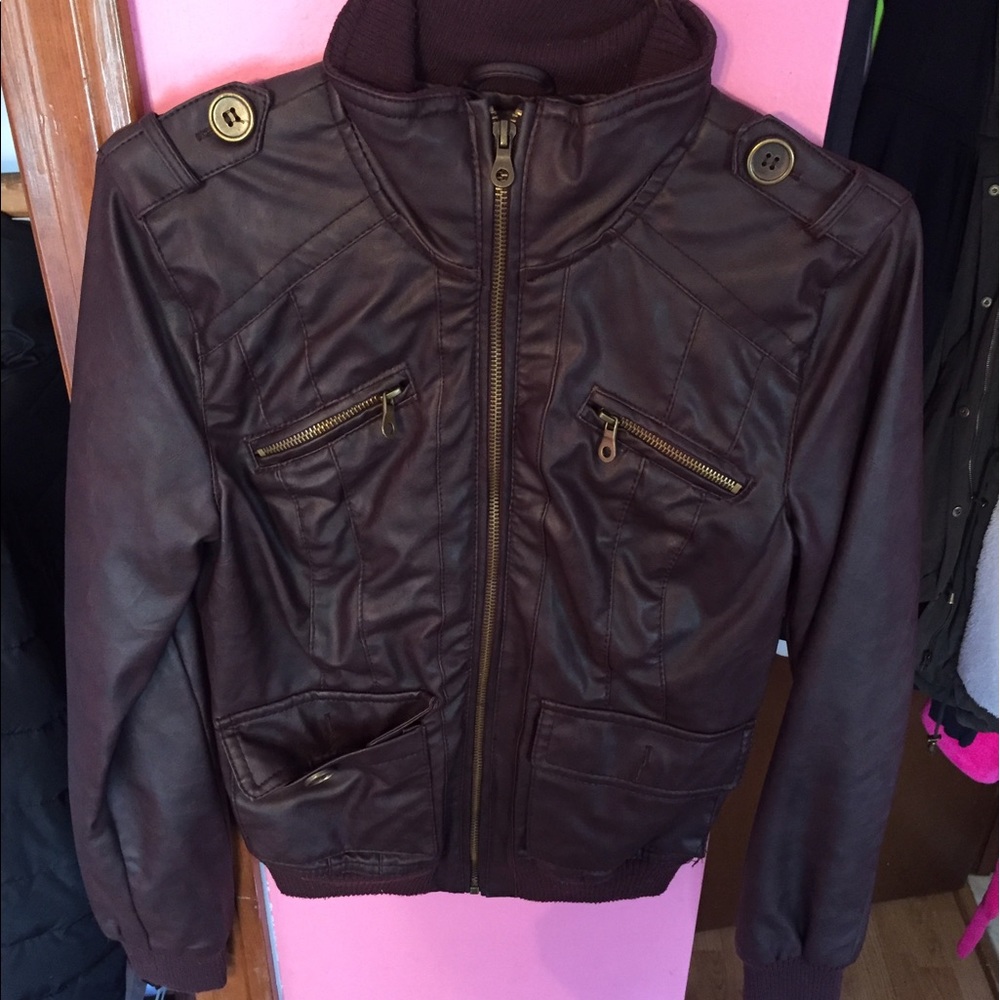 Charlette russe leather jacket