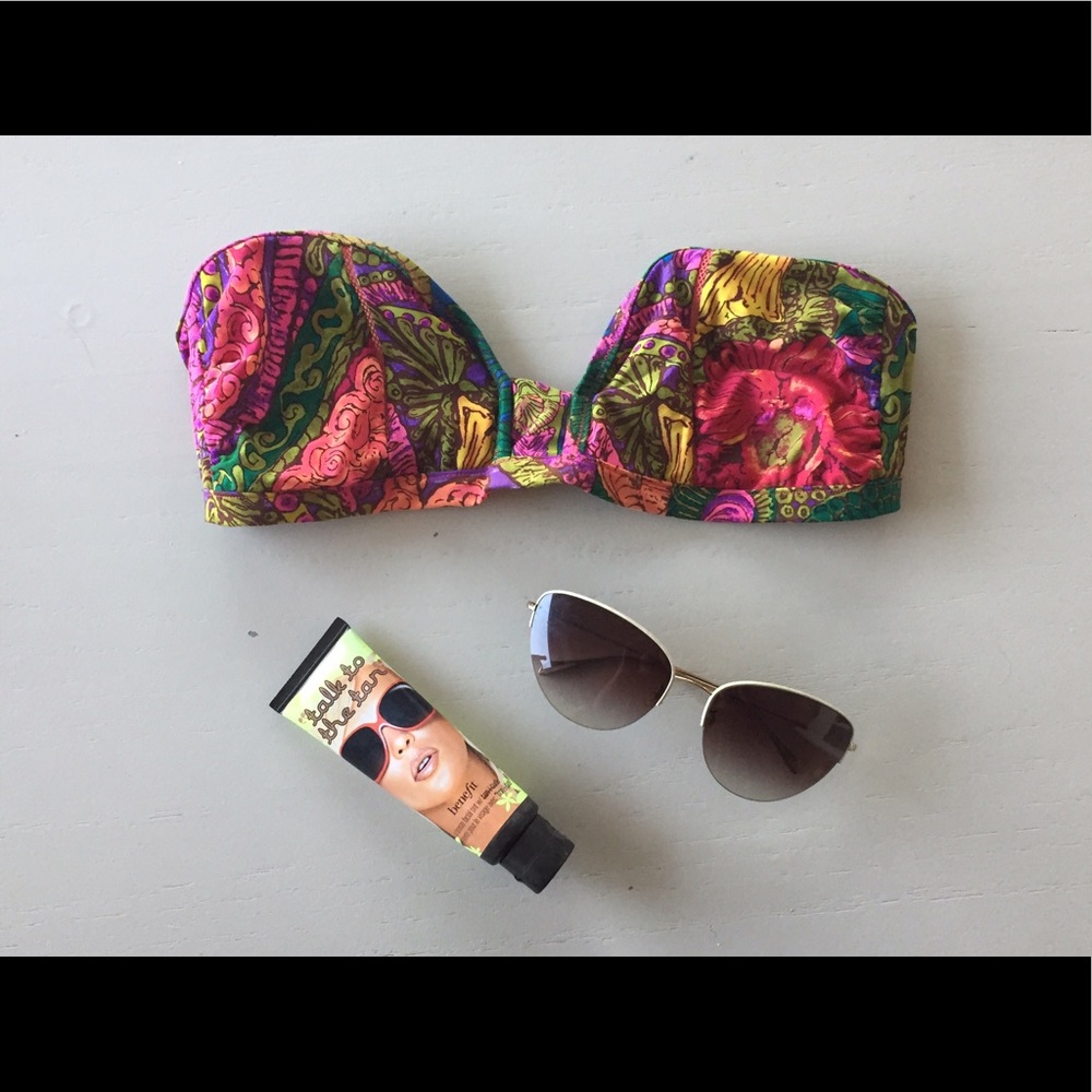 Tigerlily Strapless Bikini Top