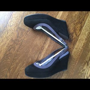 Boden Shoes - Boden suede wedge closed-toe sandal Boden Shoes - Boden suede wedge closed-toe sandal