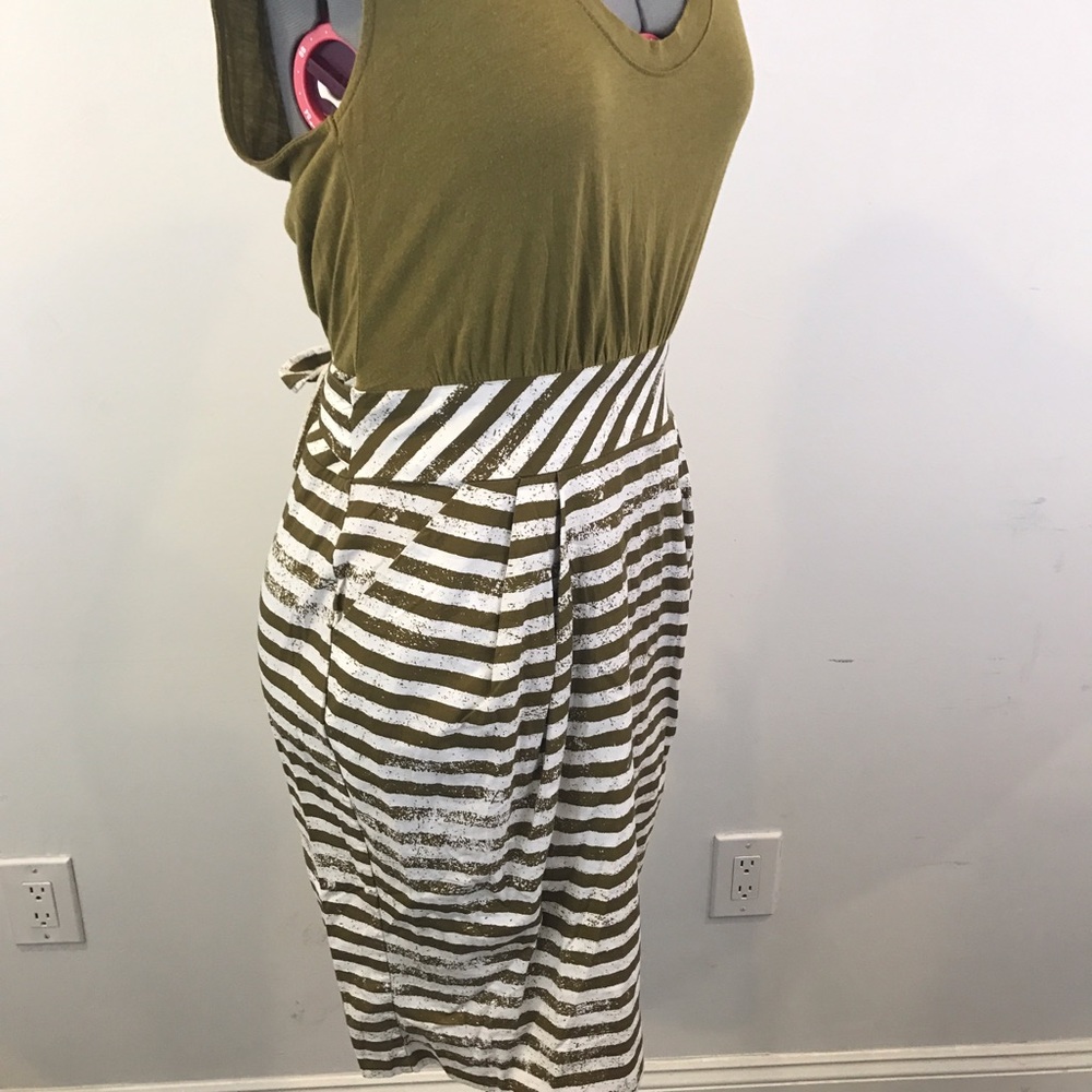 Anthropologie Little Yellow Button Eraser Dress - Picture 4 of 6