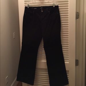 Black corduroy jeans