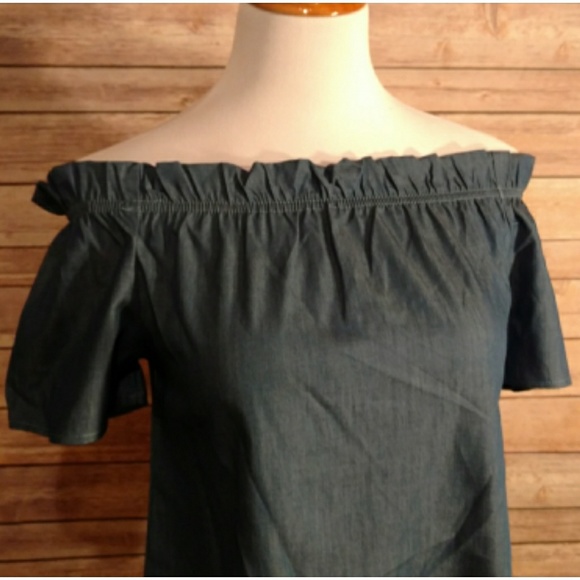 Denim - Off-Shoulder Dress 💫 - Picture 5 of 8