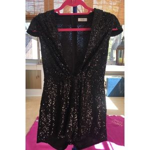 Sequin party romper