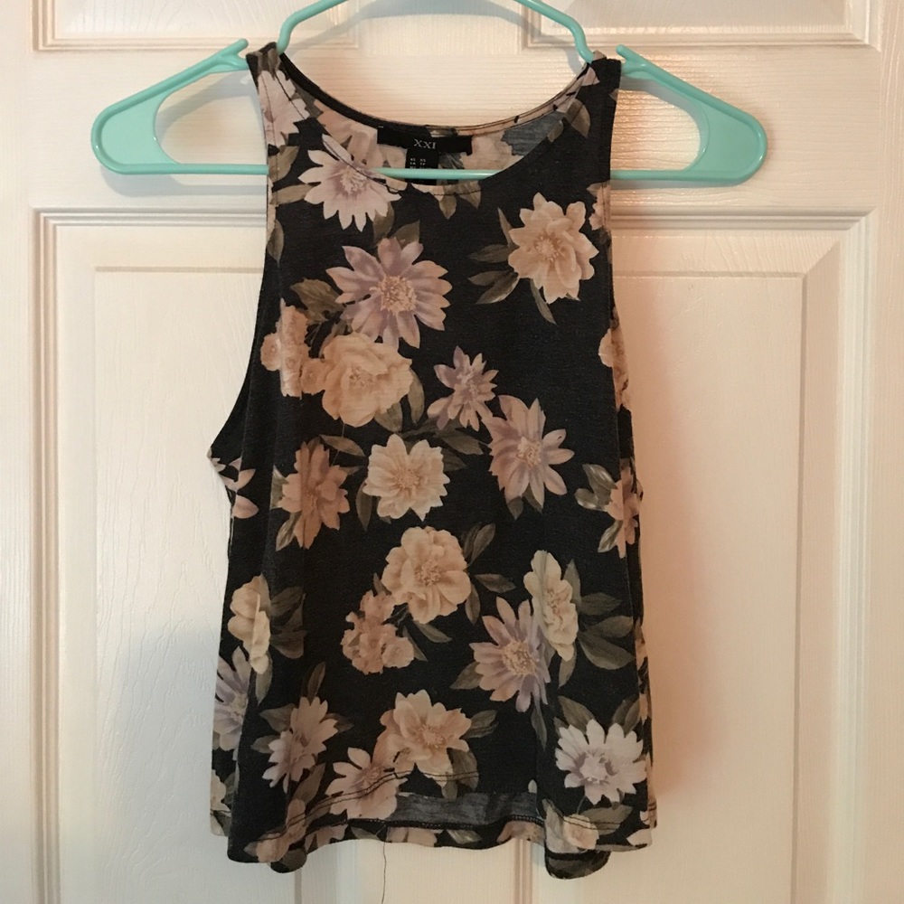 Floral crop top