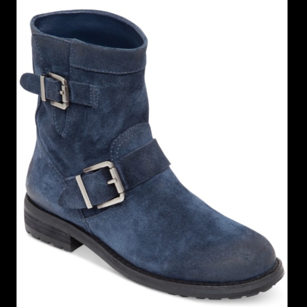Rubina Suede Moto Boot