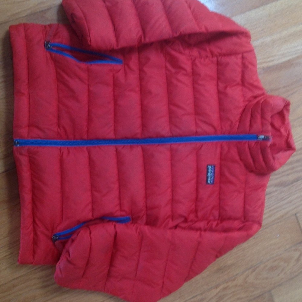 Patagonia Boys Red Down Jacket