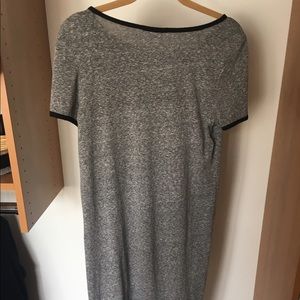Mango Dresses - Mango heather gray t-shirt dress with black trim Mango Dresses - Mango heather gray t-shirt dress with black trim