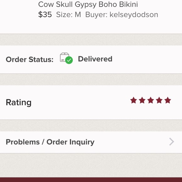 Last One!! Cow Skull Gypsy Boho Bikini - Picture 6 of 6