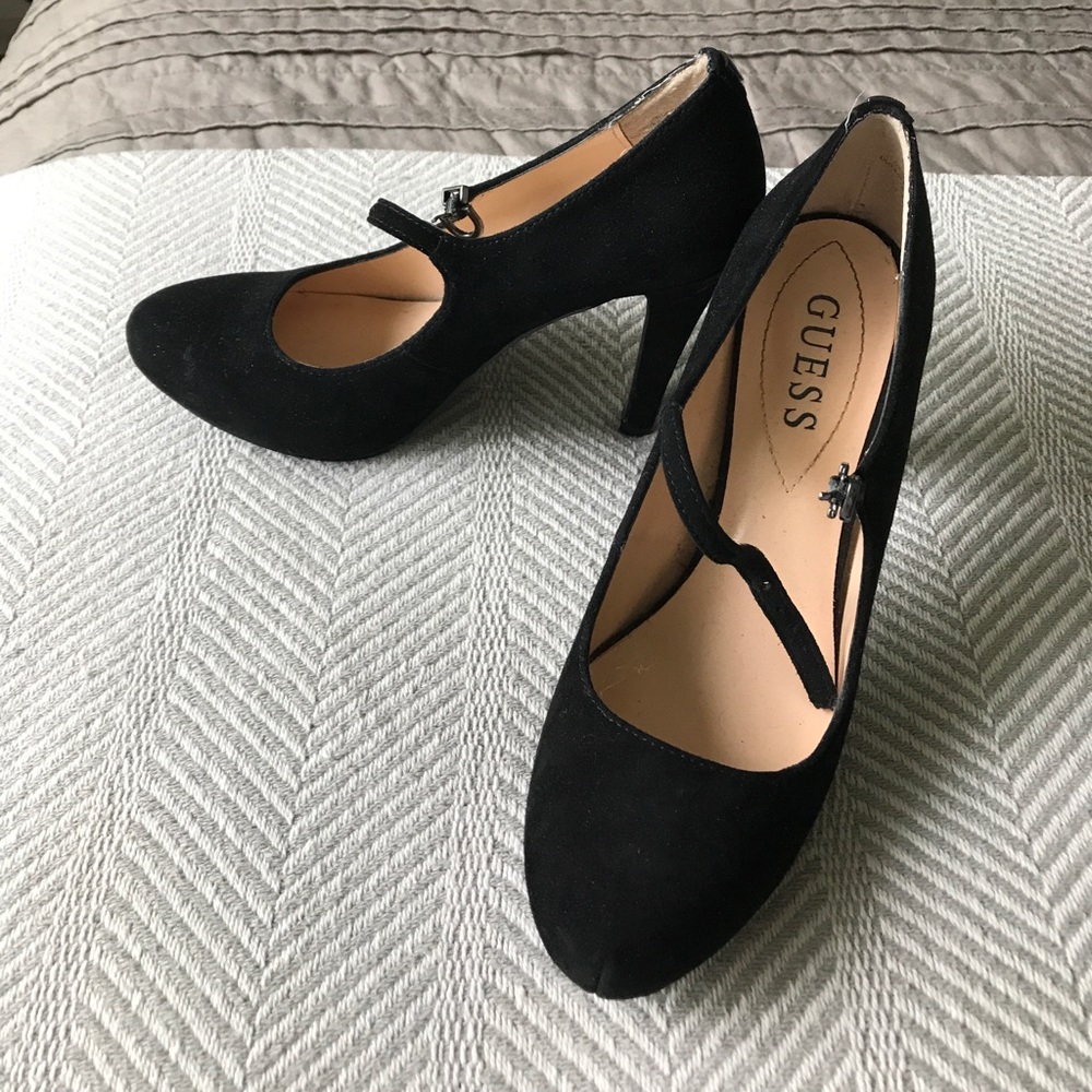 Guess Brand Black Heels